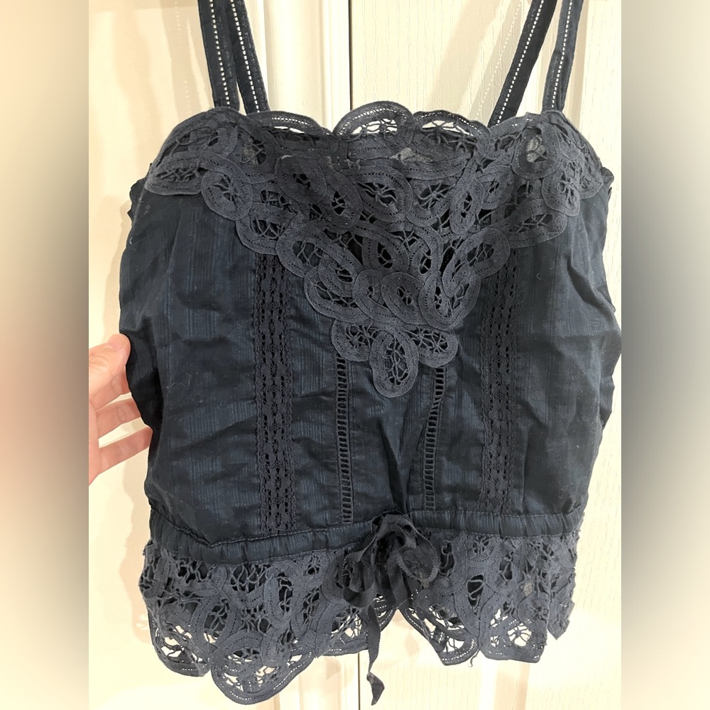 Abercrombie & Fitch Navy top